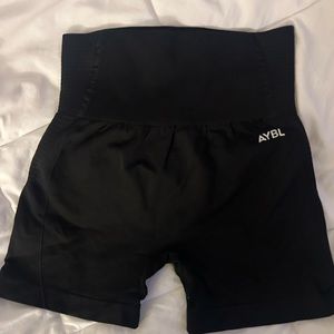 Aybl black workout shorts size small. Fits XS.